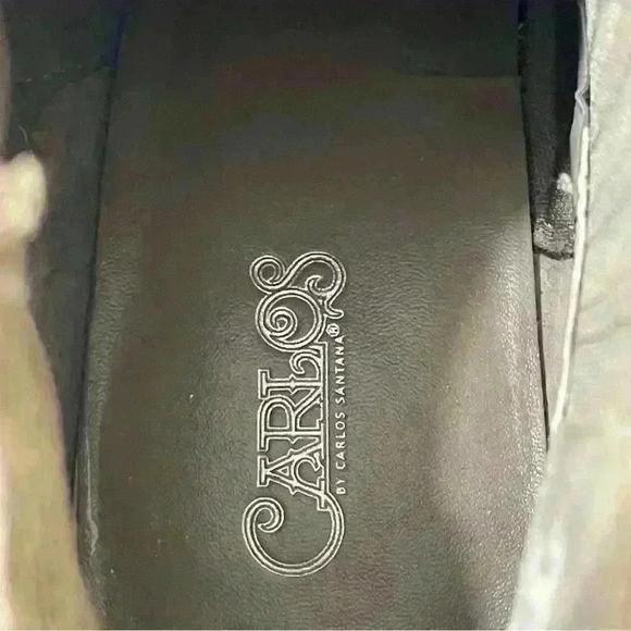 Carlos by Carlos Santana Women's Daisy Block-Heel Booties Doe Beige Size 8M - Picture 11 of 13